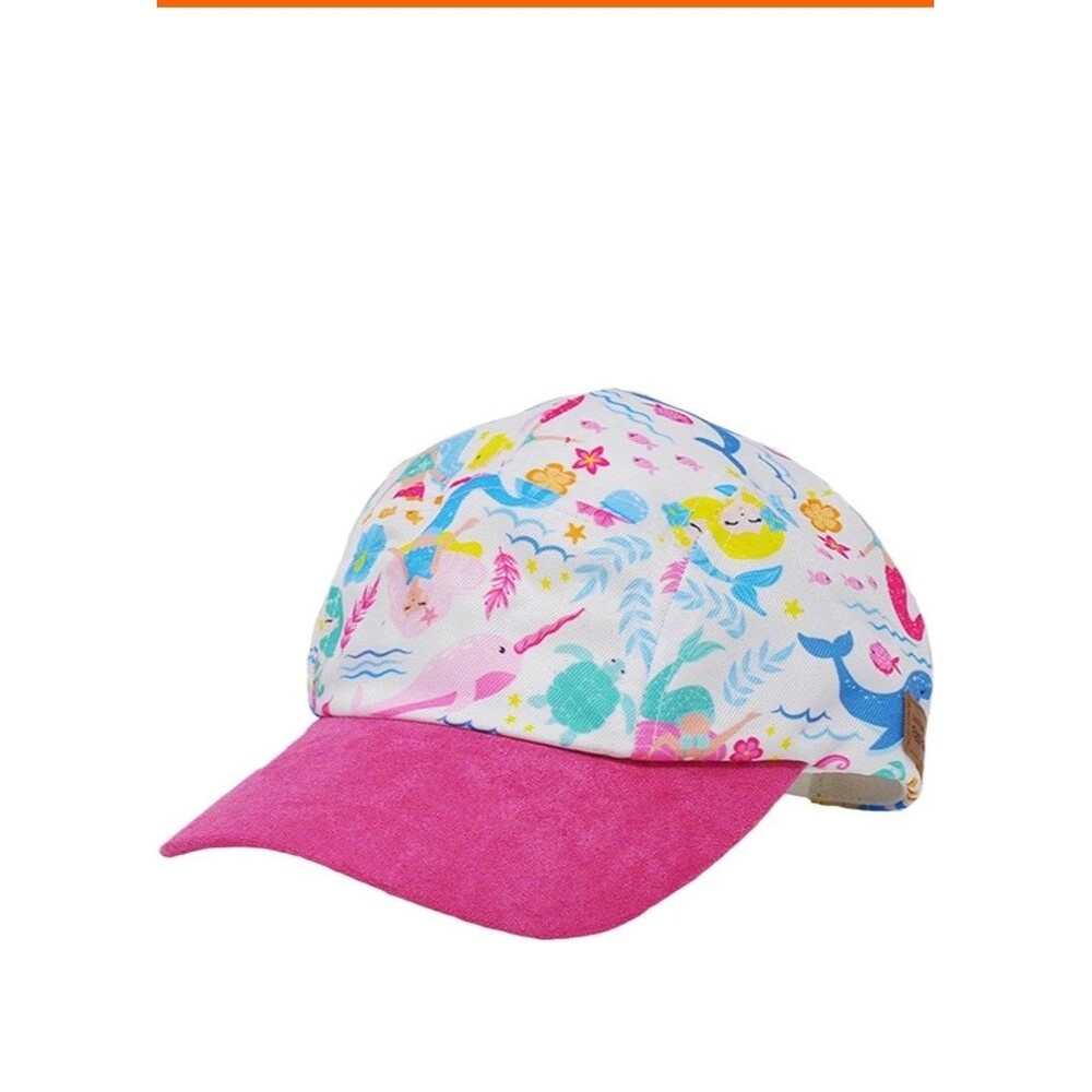 Flap Happy Unisex Baby UPF 50 cam Hat Mermaid Friends Medium